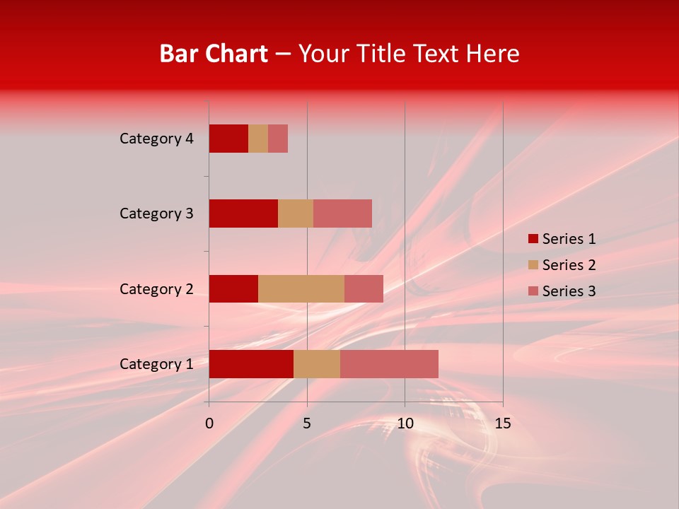 Red Wallpaper Abstract PowerPoint Template