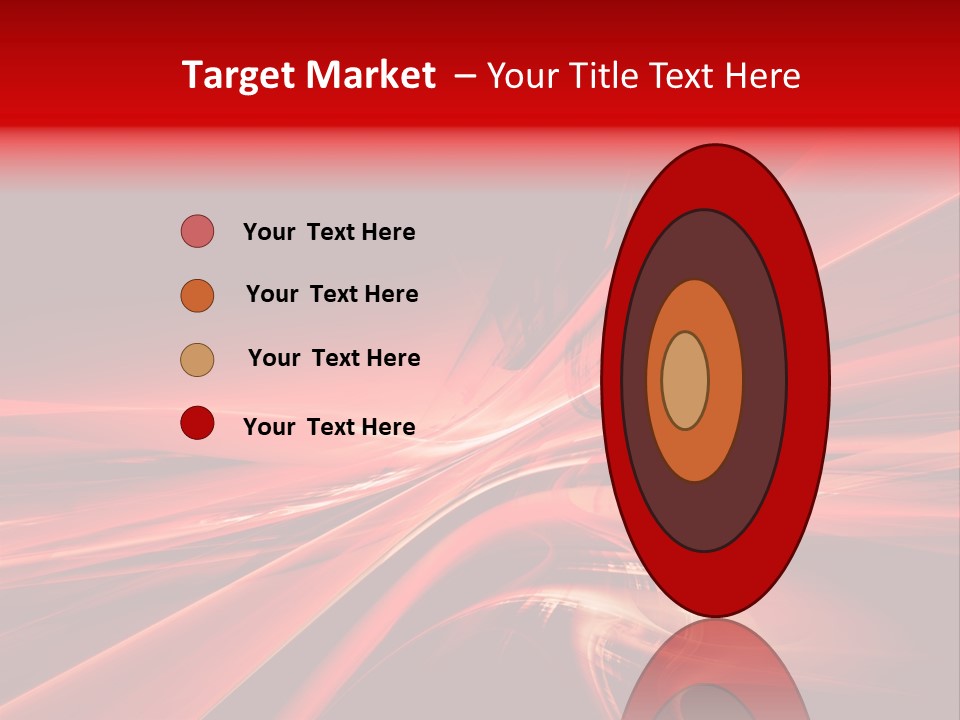 Red Wallpaper Abstract PowerPoint Template