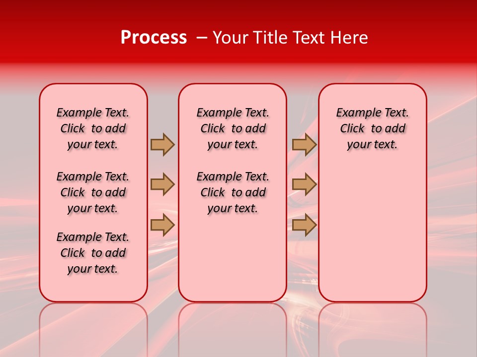 Red Wallpaper Abstract PowerPoint Template