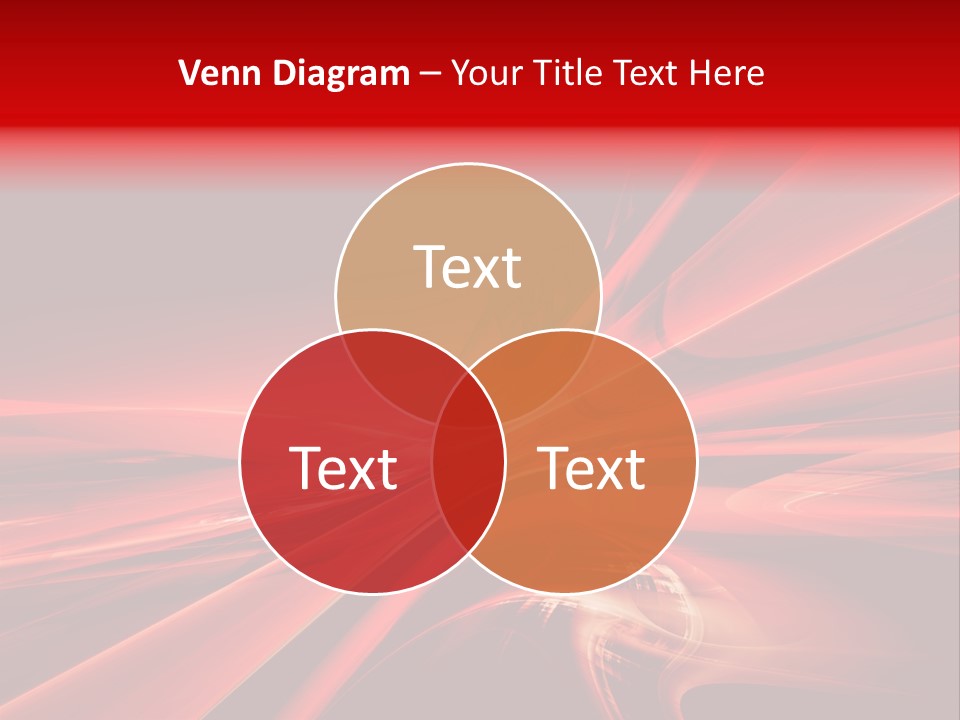 Red Wallpaper Abstract PowerPoint Template