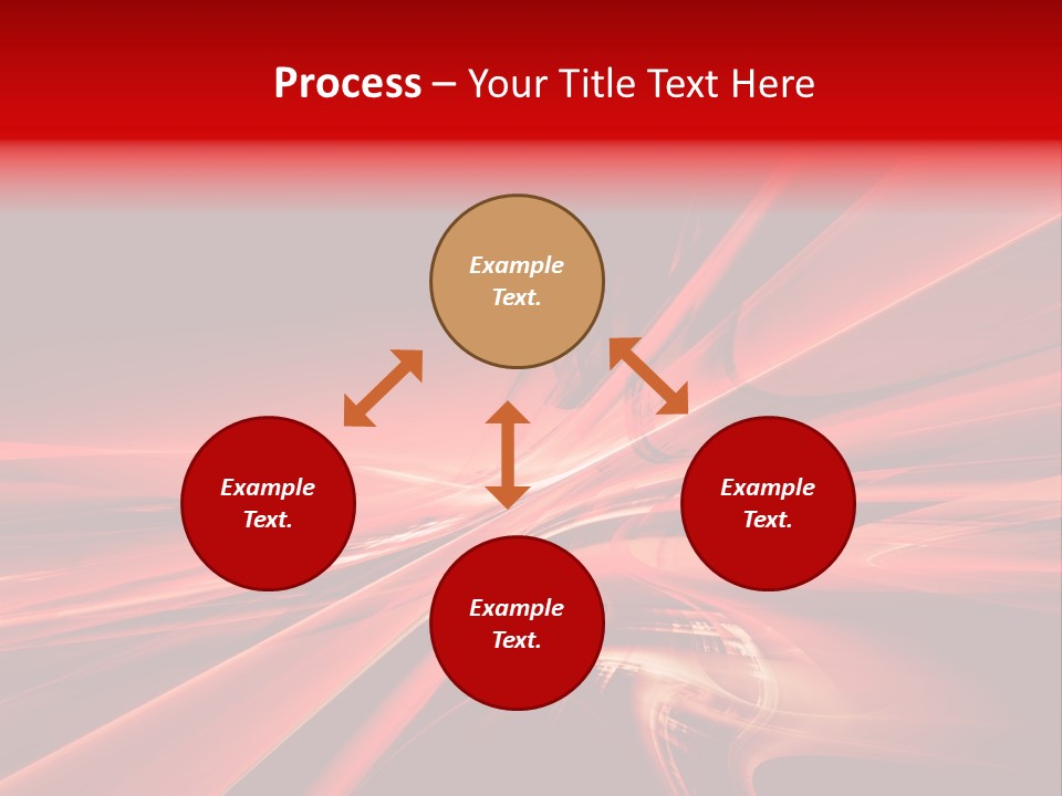 Red Wallpaper Abstract PowerPoint Template