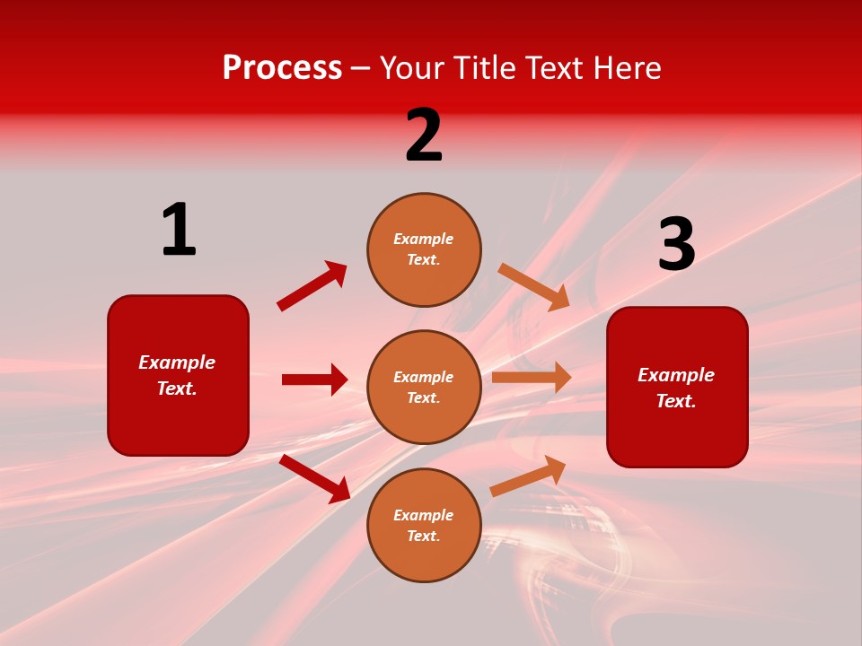 Red Wallpaper Abstract PowerPoint Template