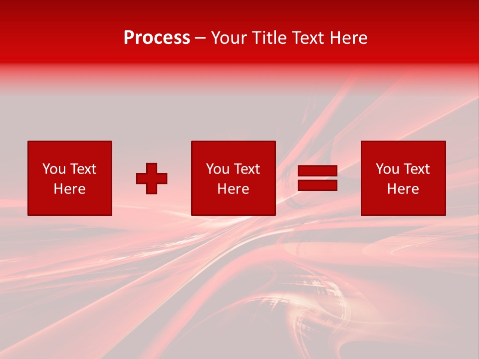 Red Wallpaper Abstract PowerPoint Template