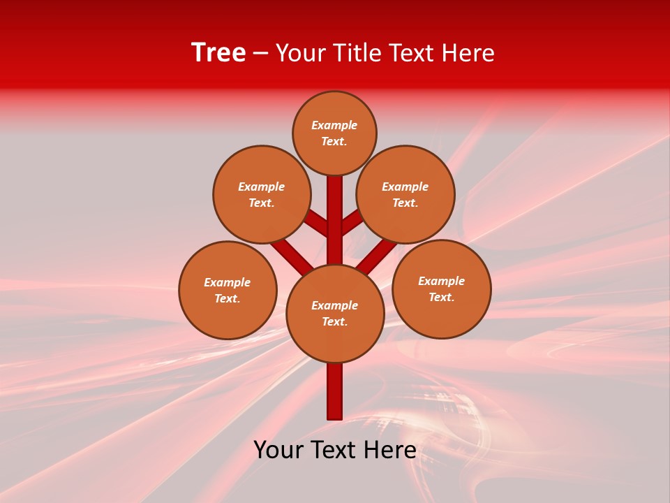 Red Wallpaper Abstract PowerPoint Template