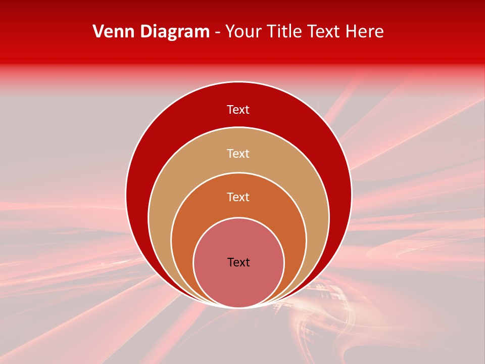 Red Wallpaper Abstract PowerPoint Template