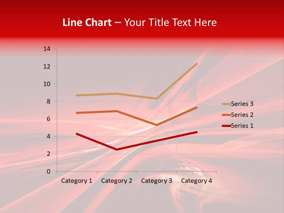 Red Wallpaper Abstract PowerPoint Template