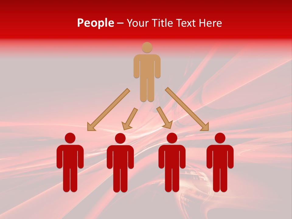 Red Wallpaper Abstract PowerPoint Template