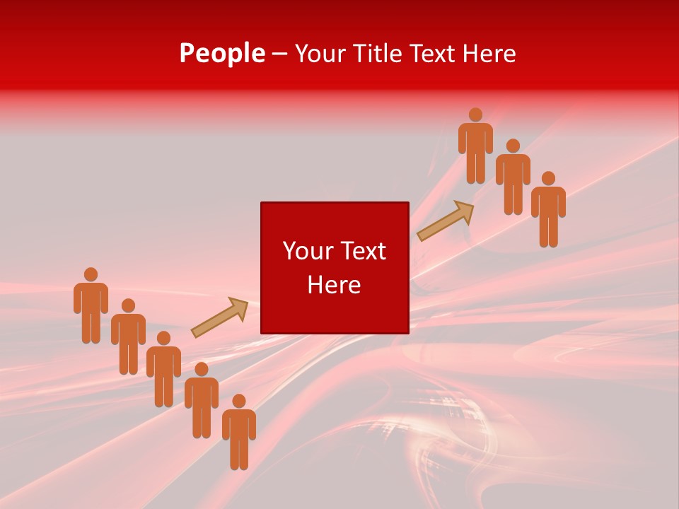 Red Wallpaper Abstract PowerPoint Template