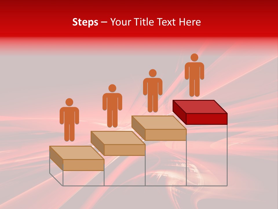 Red Wallpaper Abstract PowerPoint Template