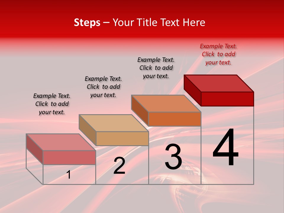 Red Wallpaper Abstract PowerPoint Template