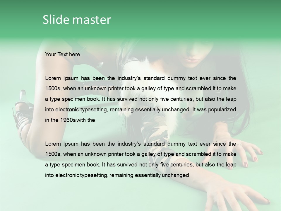 Attractive Hygiene Shape PowerPoint Template