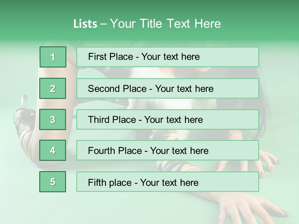 Attractive Hygiene Shape PowerPoint Template