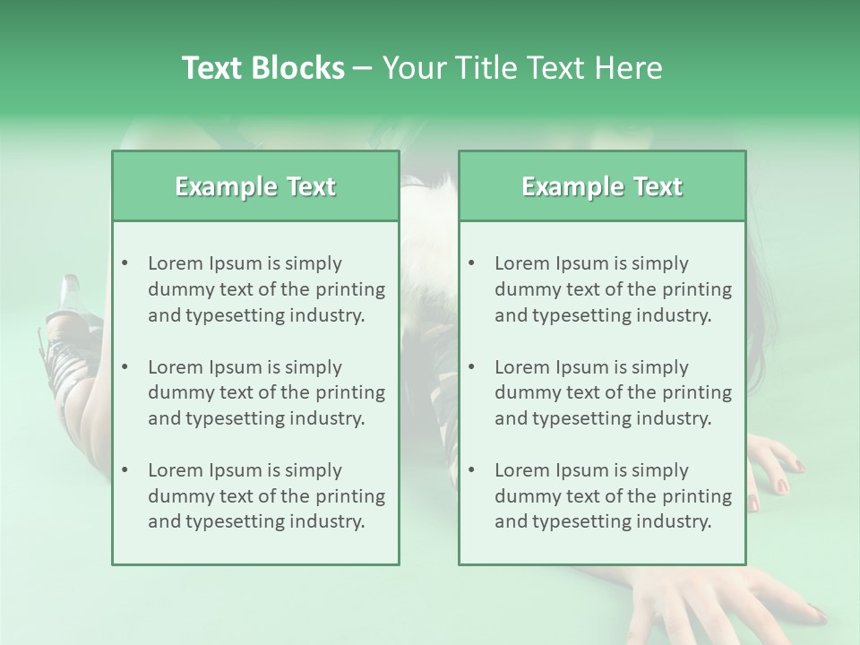 Attractive Hygiene Shape PowerPoint Template