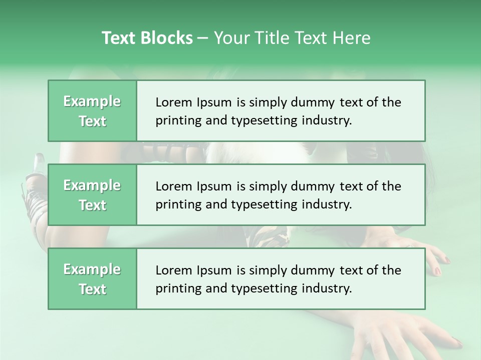 Attractive Hygiene Shape PowerPoint Template