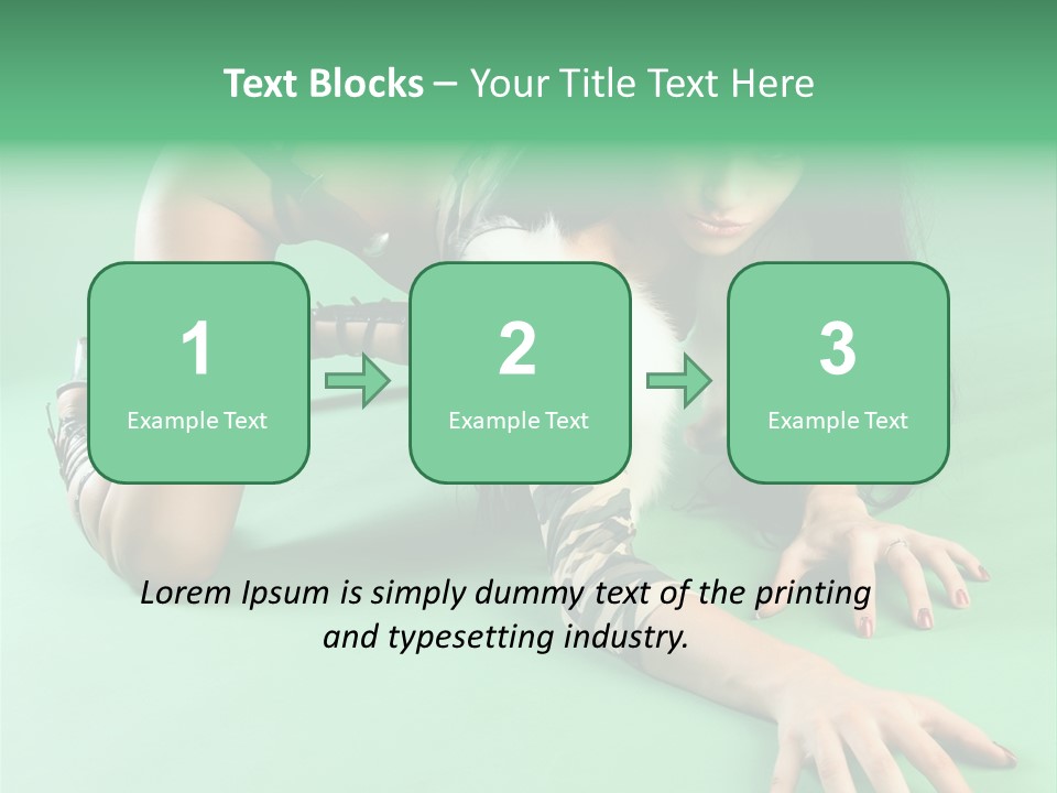 Attractive Hygiene Shape PowerPoint Template