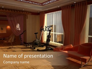 Home Gym Ideas PowerPoint Template