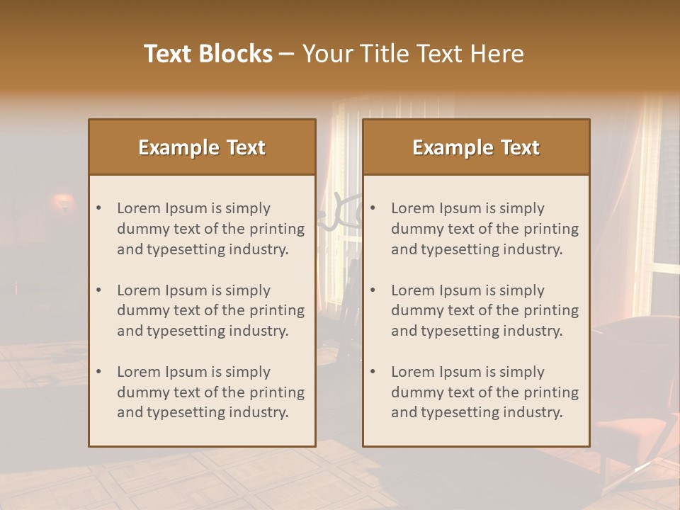 Home Gym Ideas PowerPoint Template