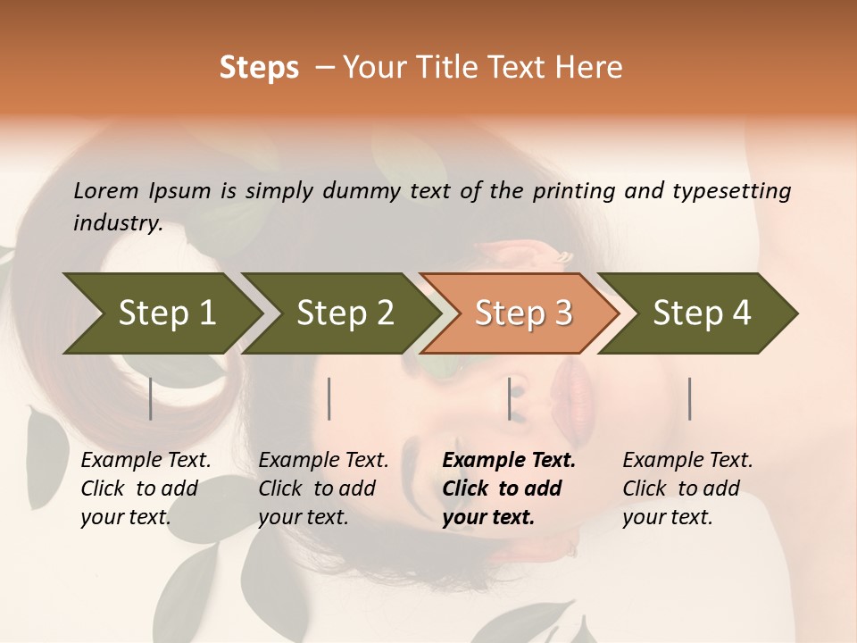 Spa Lush Cosmetics PowerPoint Template