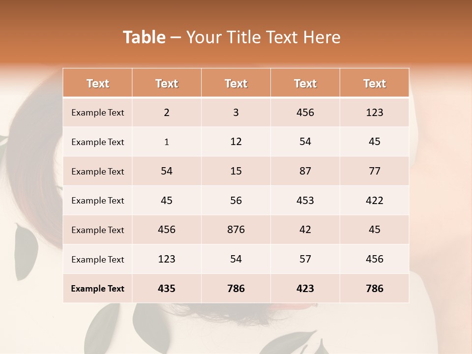 Spa Lush Cosmetics PowerPoint Template