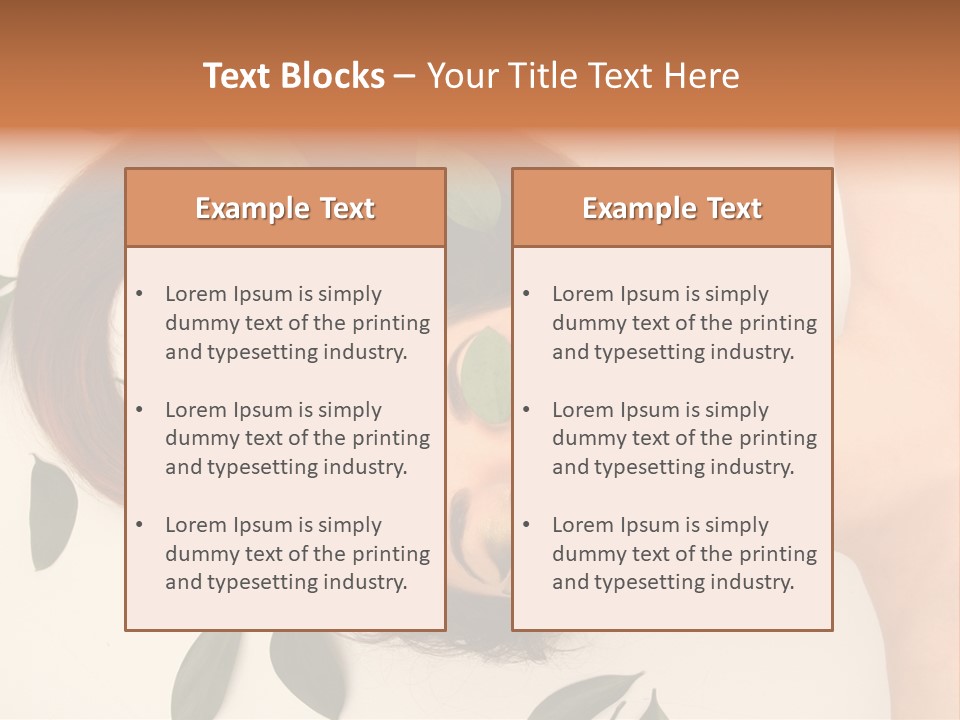 Spa Lush Cosmetics PowerPoint Template