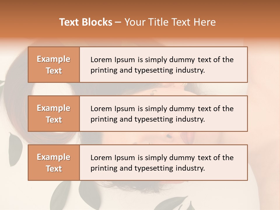 Spa Lush Cosmetics PowerPoint Template