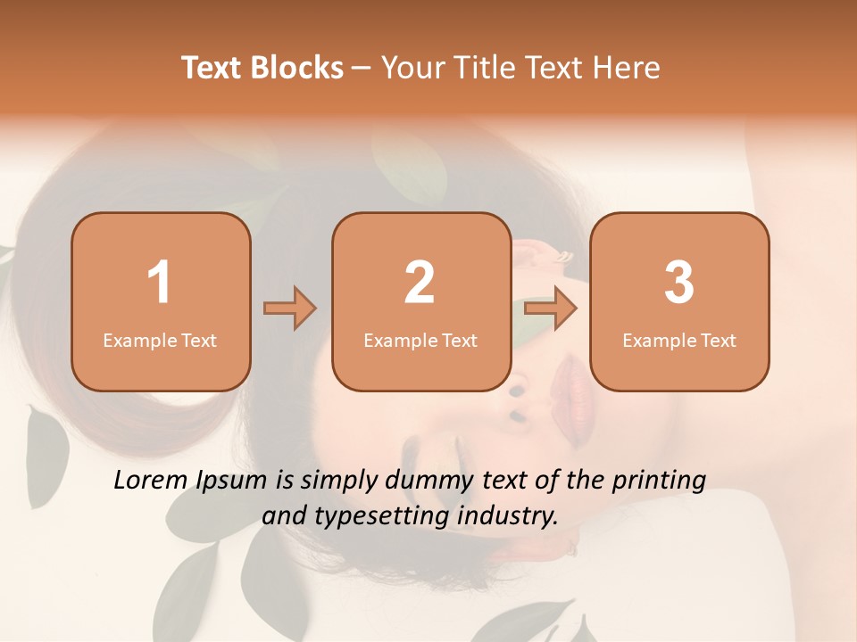 Spa Lush Cosmetics PowerPoint Template