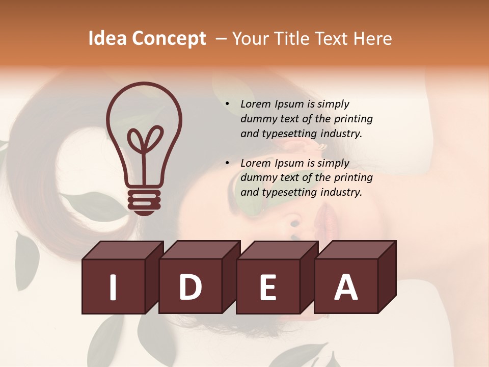 Spa Lush Cosmetics PowerPoint Template