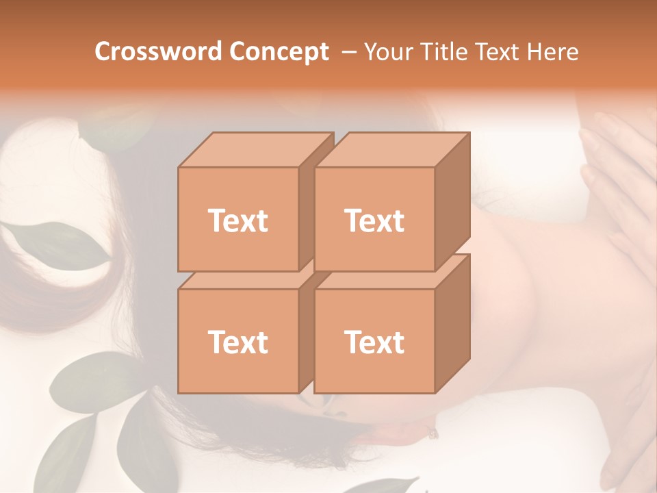 Female Lifestyles Naked PowerPoint Template