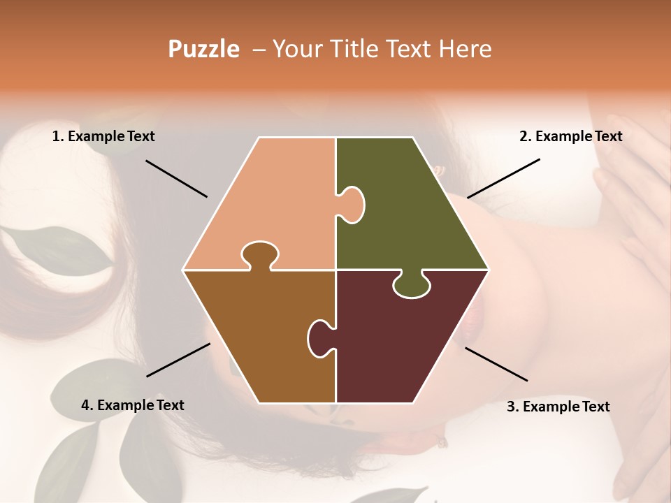 Female Lifestyles Naked PowerPoint Template