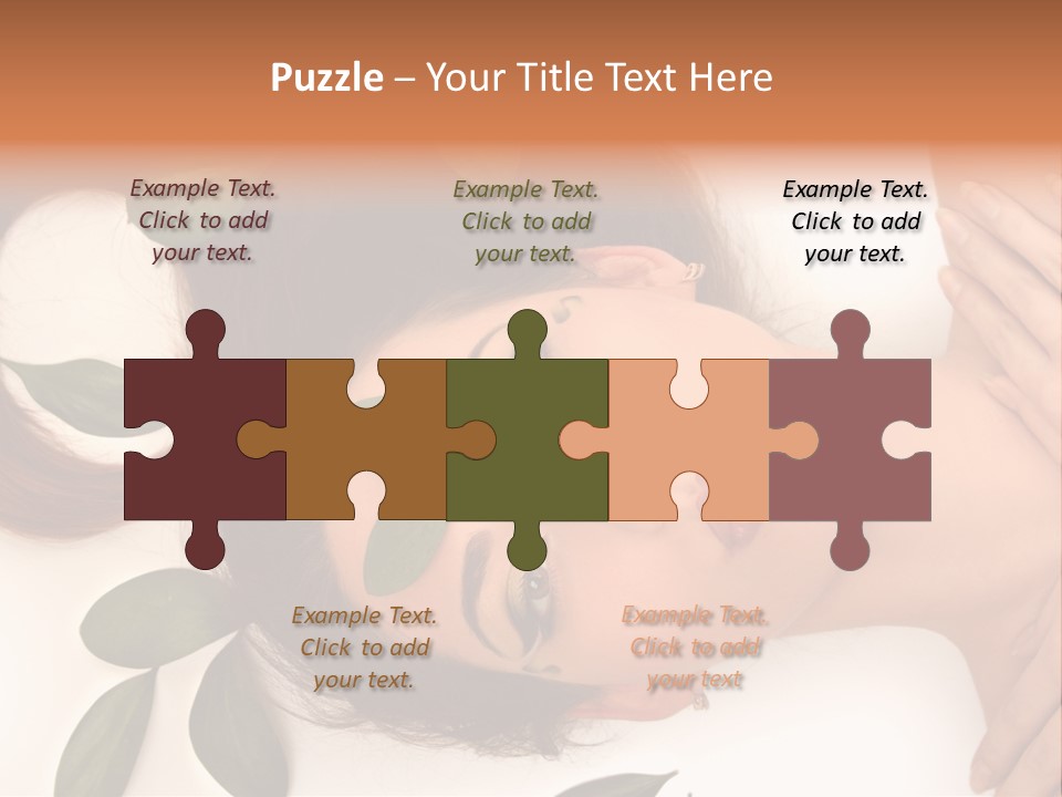 Female Lifestyles Naked PowerPoint Template