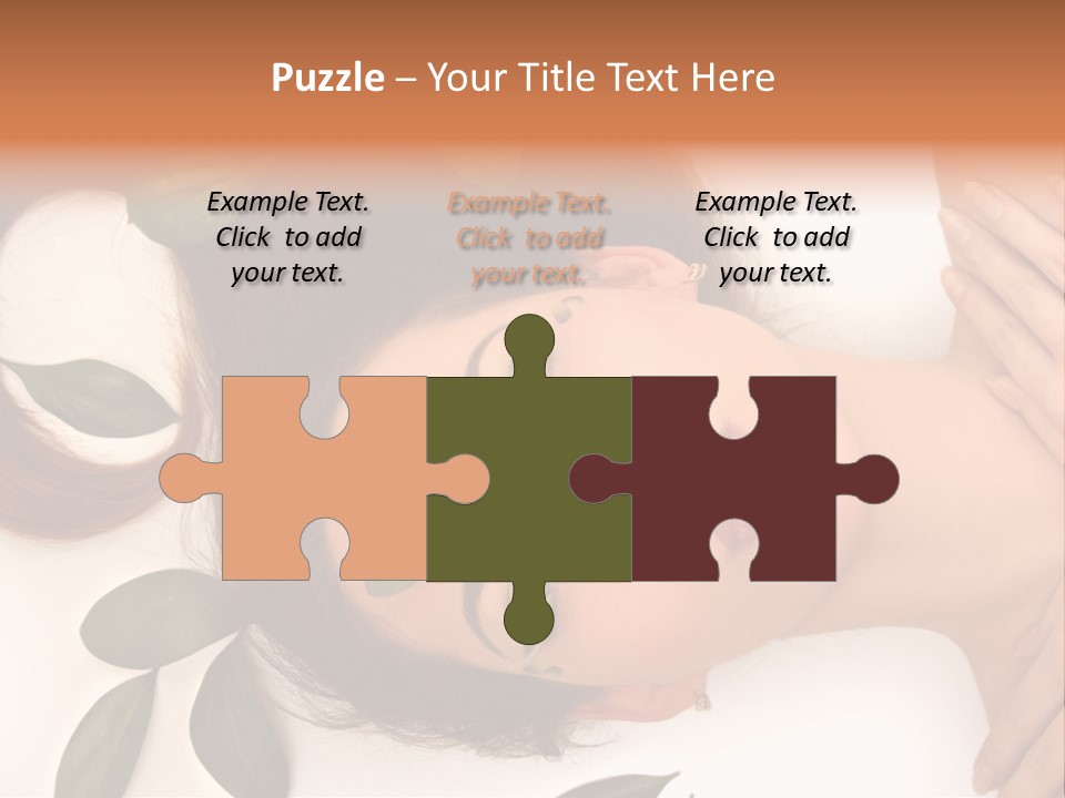 Female Lifestyles Naked PowerPoint Template