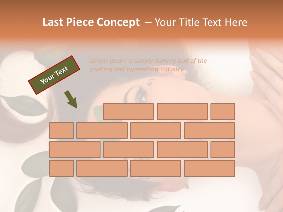 Female Lifestyles Naked PowerPoint Template