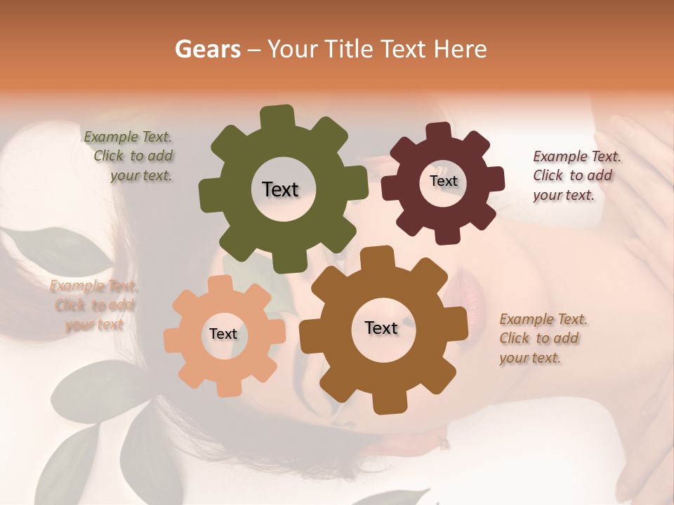 Female Lifestyles Naked PowerPoint Template