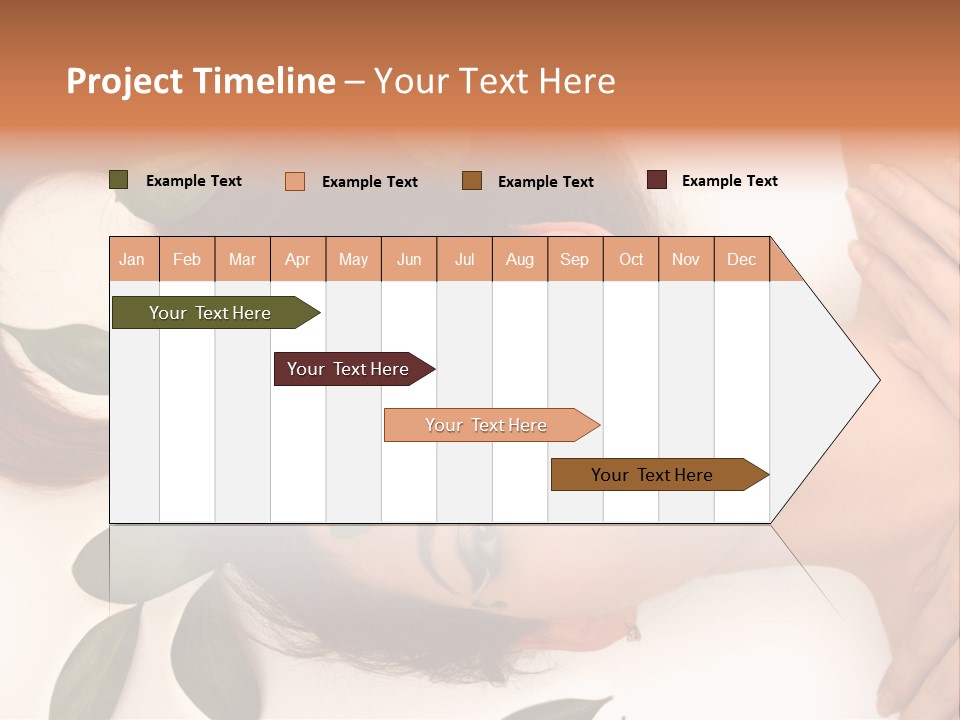 Female Lifestyles Naked PowerPoint Template