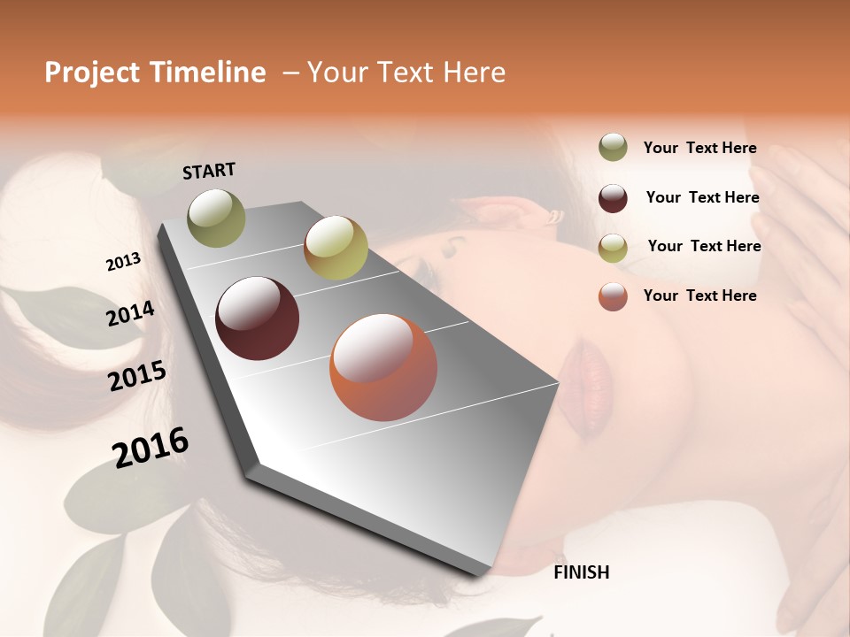 Female Lifestyles Naked PowerPoint Template