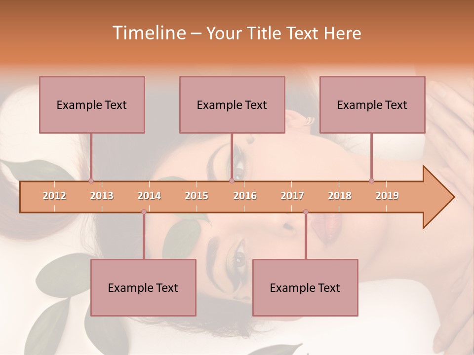 Female Lifestyles Naked PowerPoint Template