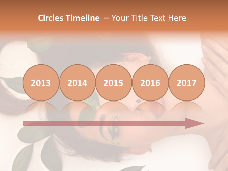 Female Lifestyles Naked PowerPoint Template