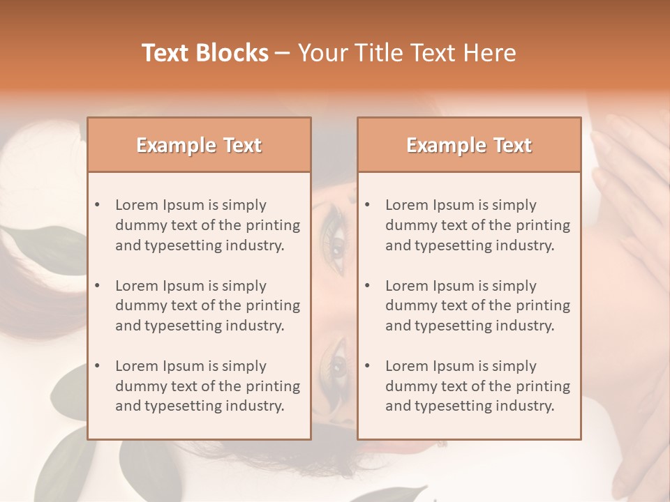 Female Lifestyles Naked PowerPoint Template