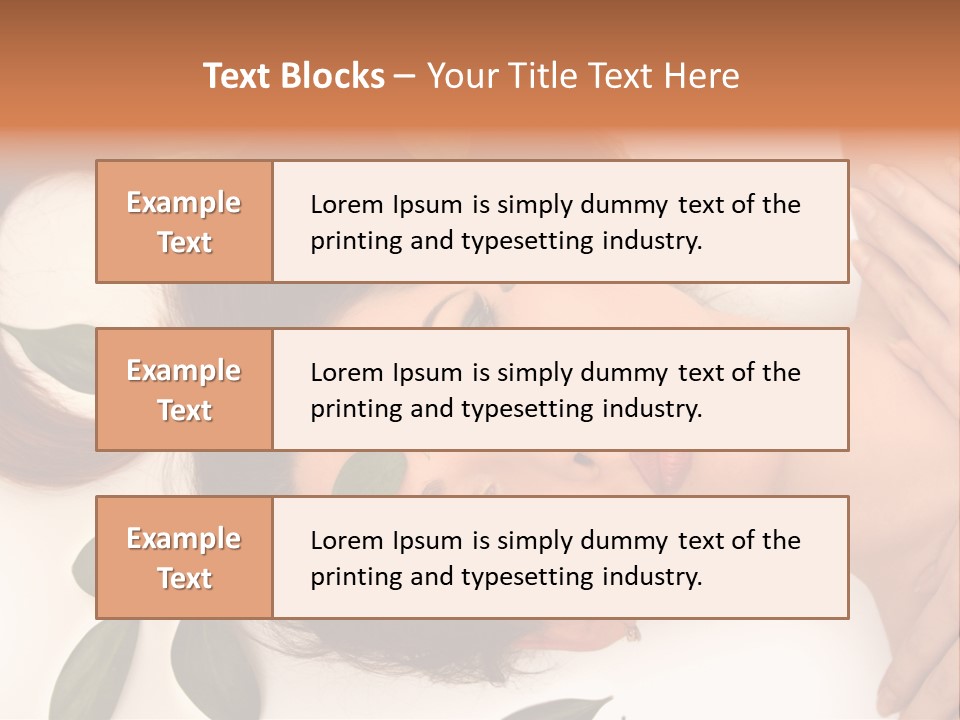 Female Lifestyles Naked PowerPoint Template