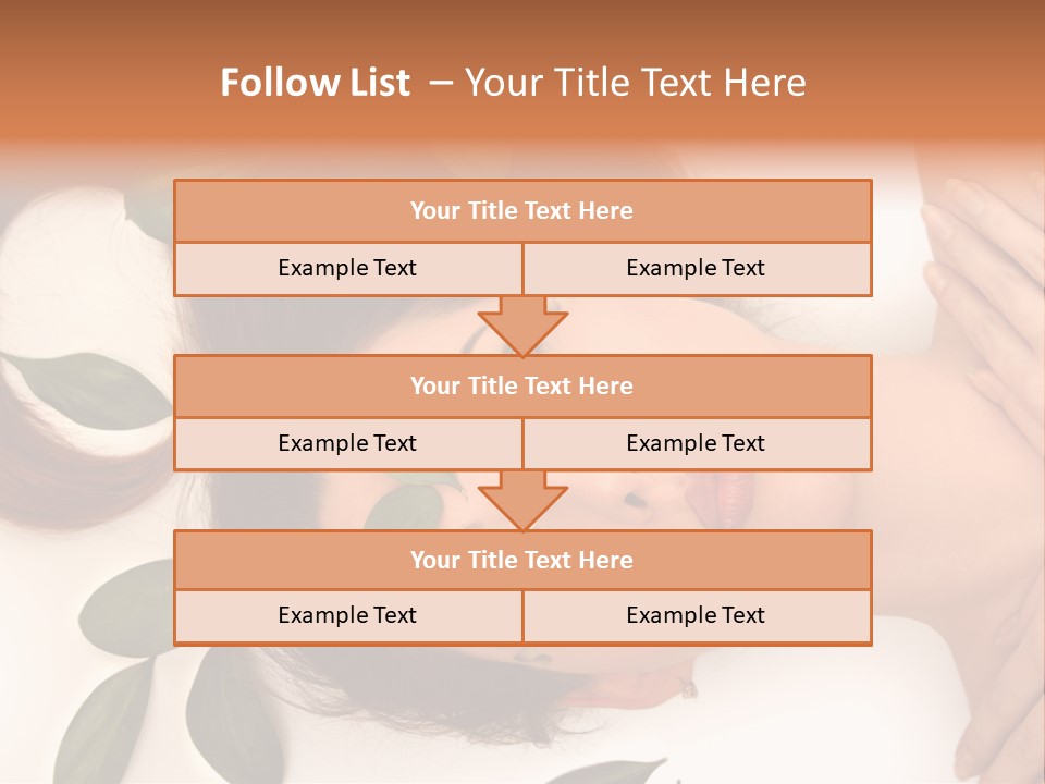 Female Lifestyles Naked PowerPoint Template