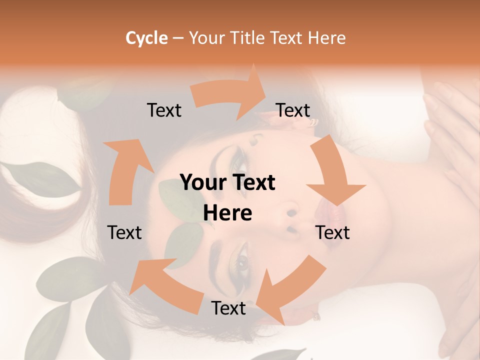 Female Lifestyles Naked PowerPoint Template