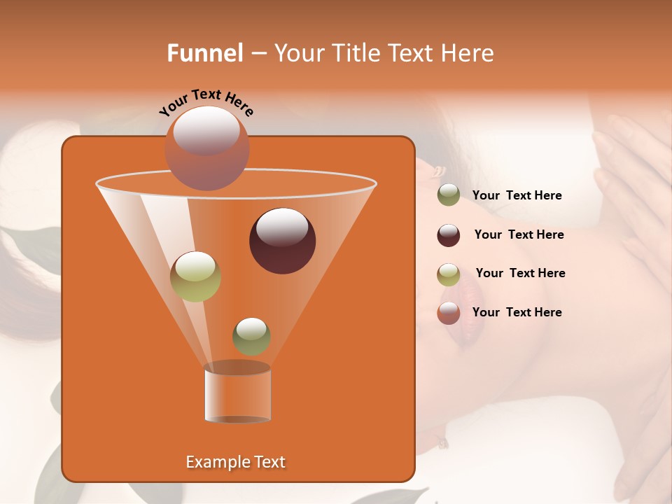 Female Lifestyles Naked PowerPoint Template