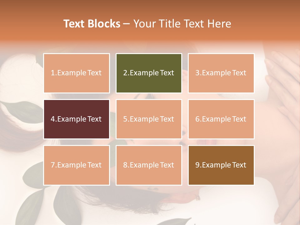 Female Lifestyles Naked PowerPoint Template