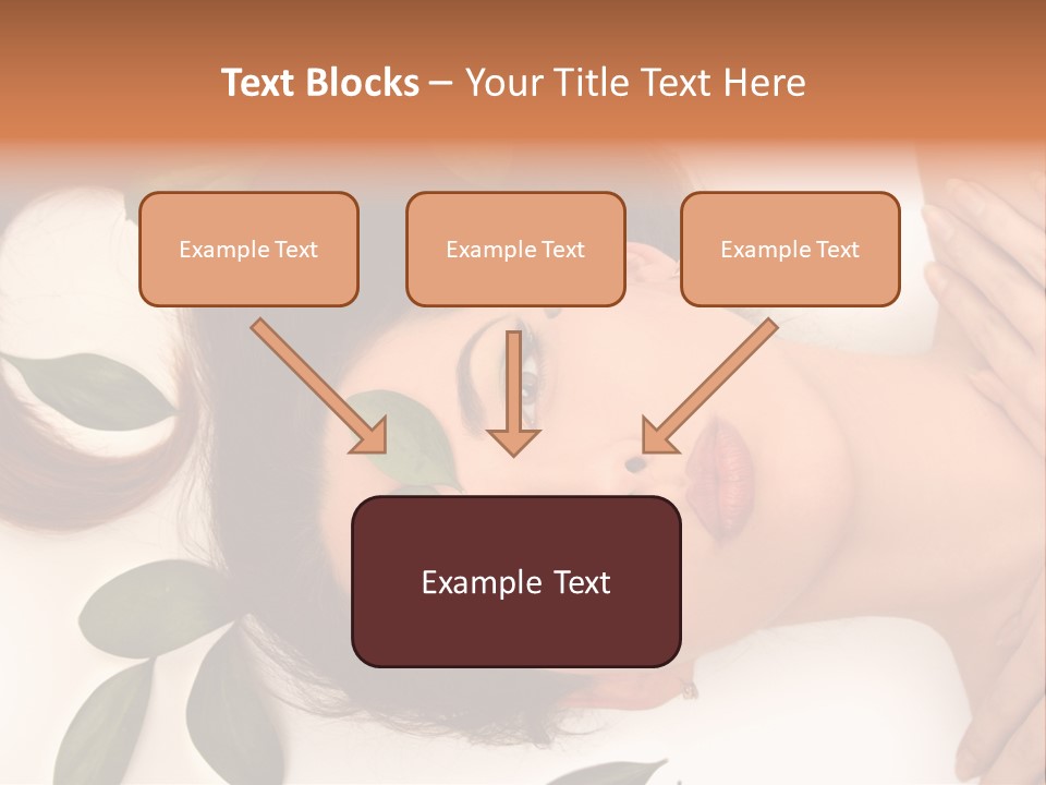 Female Lifestyles Naked PowerPoint Template