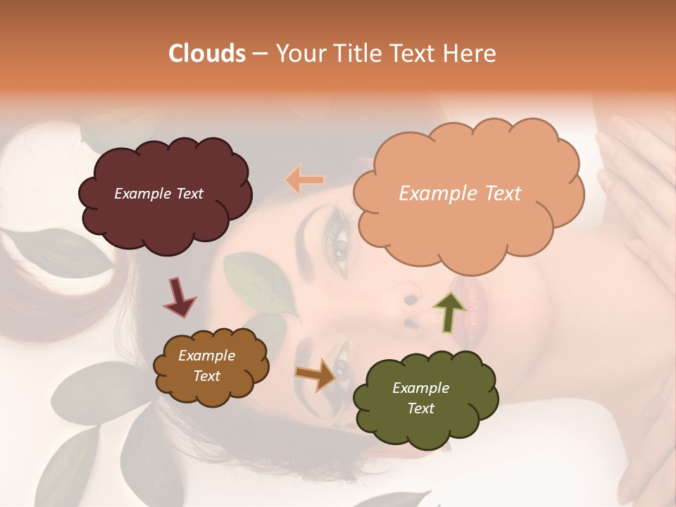 Female Lifestyles Naked PowerPoint Template