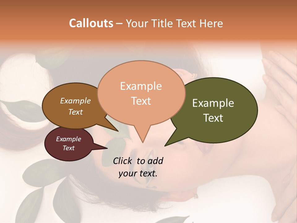 Female Lifestyles Naked PowerPoint Template