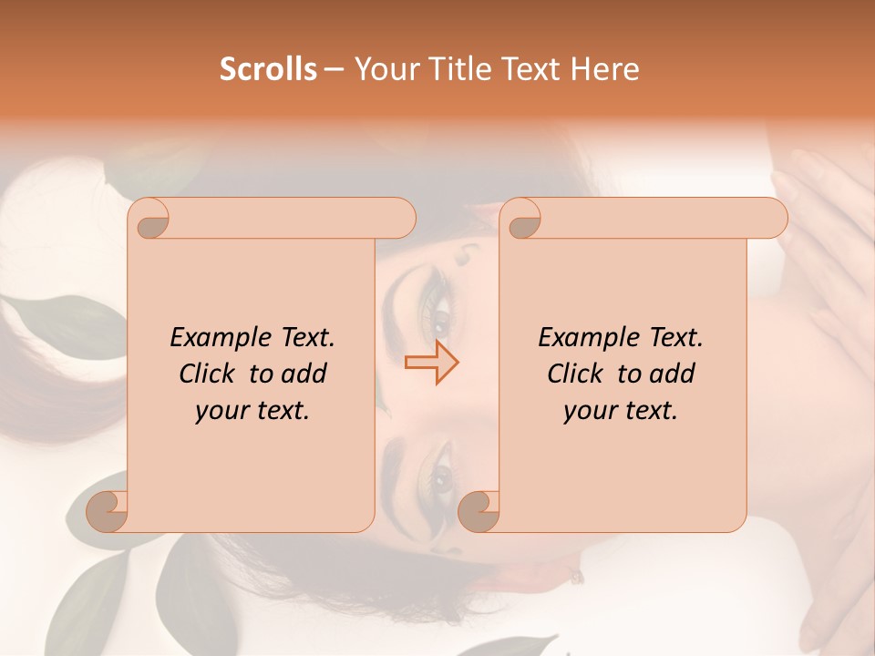 Female Lifestyles Naked PowerPoint Template