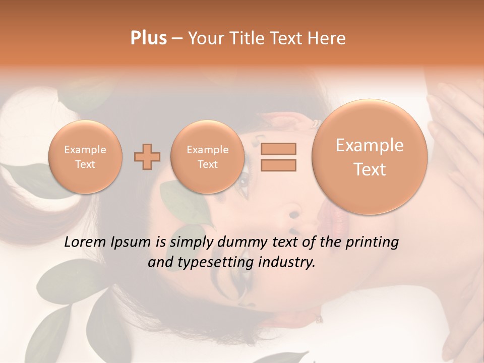 Female Lifestyles Naked PowerPoint Template