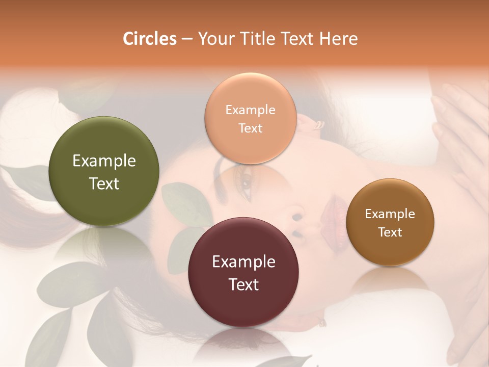 Female Lifestyles Naked PowerPoint Template