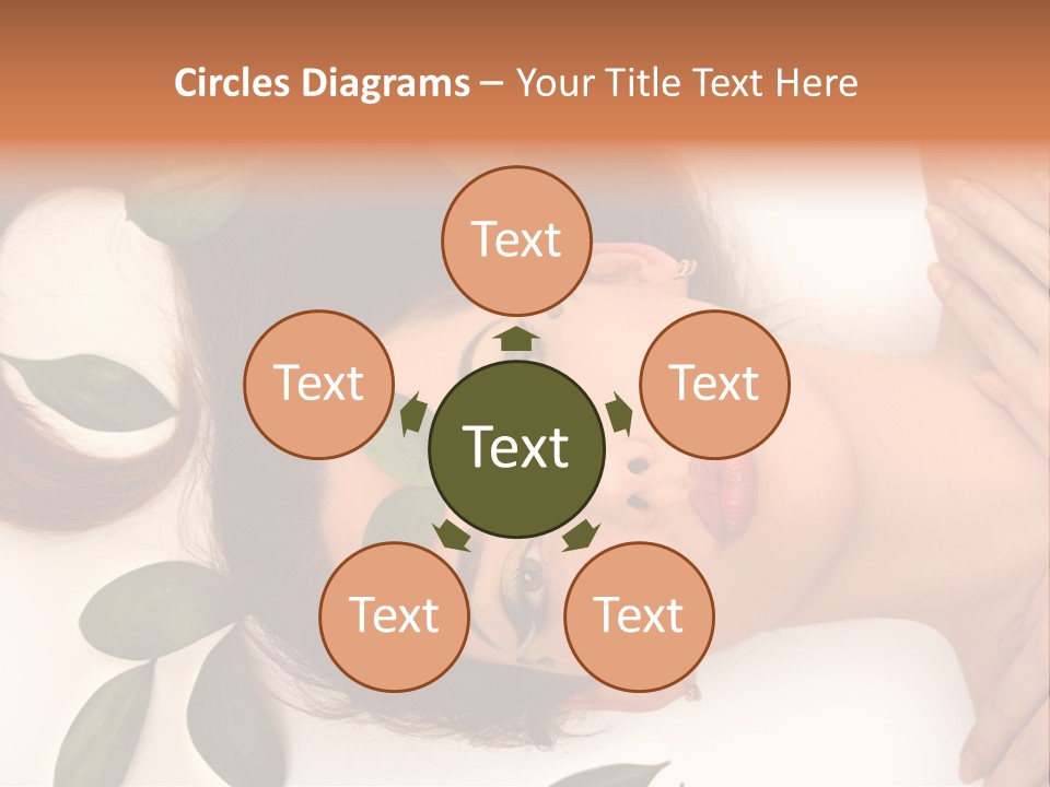 Female Lifestyles Naked PowerPoint Template